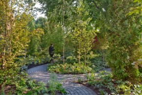 Monks garden, ontwerp Michael van Valkenburgh Associates, 2013, © ISABELLA STEWART GARDNER MUSEUM, BOSTON