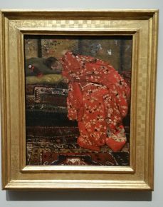 Meisje in rode Kimono, G.H. Breitner, 1895, Rijksmuseum