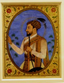 Sultan Muhammad Adil Shah, centraal India, gouache miniatuur: ca 1685
